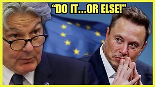 European Union WARNS Elon Musk (clip)