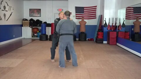 An example of the American Kenpo technique Heavenly Ascent