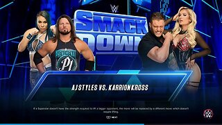 Smackdown AJ Styles vs Karrion Kross