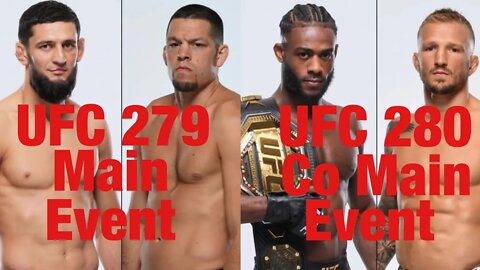 Khamzat Chimaev Vs Nate Diaz UFC 279 Main Event, Sterling Vs Dillashaw UFC 280, Todays MMA News