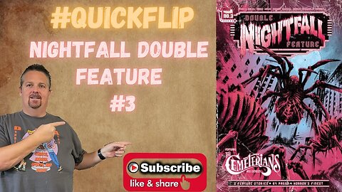 Nightfall Double Feature #3 Vault Comics #QuickFlip Comic Review Daniel,Andry,Kraus,Shehan #shorts