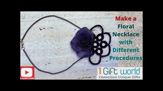 How to make a Floral Necklace using different Methods