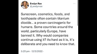 Sun screen exposed