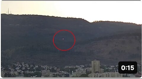 Moment when an Hezbollah explosive-laden drone impacted Kiryat Shmona, Northern Israel 🔥