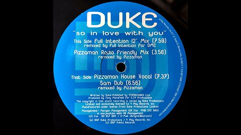 DUKE - So In Love With You