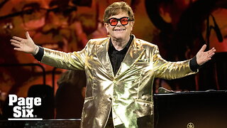 Elton John, 76, hospitalized after falling at home in France