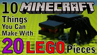 10 Minecraft things You Can Make With 20 Lego Pieces