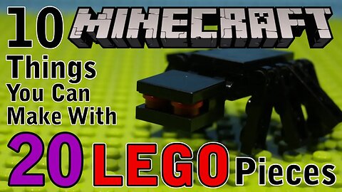 10 Minecraft things You Can Make With 20 Lego Pieces