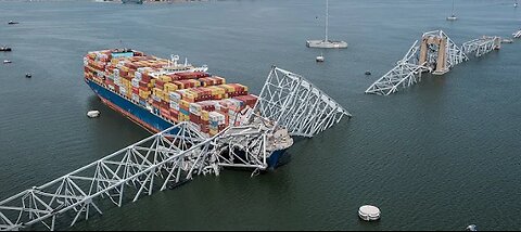 CAUGHT ON CAMERA: Francis Scott Key Bridge in Baltimore collapse after cargo ship collision,