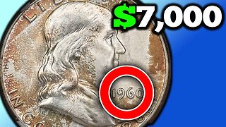 How much is a 1960 Silver Franklin Half Dollar Worth?