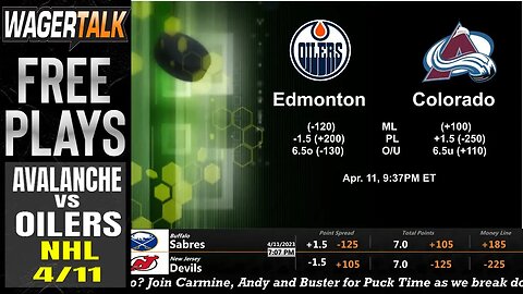 Avalanche vs Oilers Prediction, Picks and Odds | Expert NHL Betting Advice | April 10