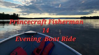 Fishing with the old man boat ride in the Princecraft fisherman 14 #youtube #mercury #subscribe