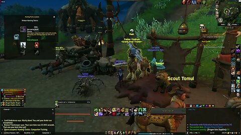 World of Warcraft Dragonflight Hunting Tactics Companion Training