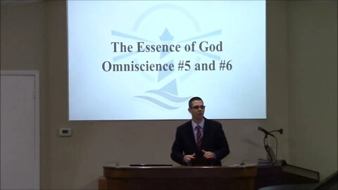 11/13/2022 -Session 1 - The Essence of God - Omniscience #5