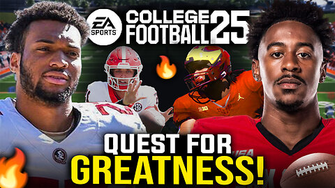 The Quest For Greatness Starts Here! College Football's Rising Stars!