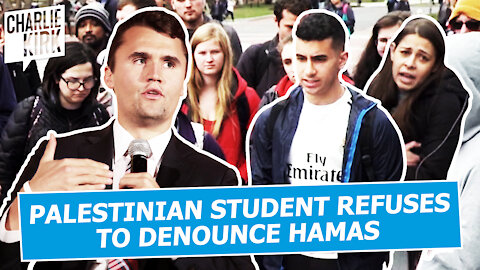 Palestinian Student Refuses to Denounce Hamas