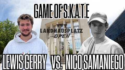 Lewis vs Nico (Landhausplatz game of skate) - Round 2