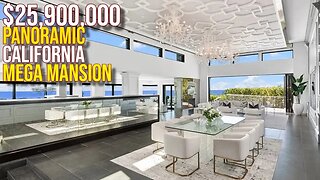 Inside $25,900,000 Panoramic Mega Mansion