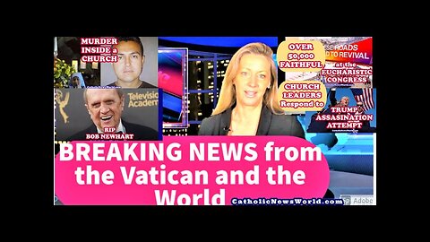 BREAKING NEWS Man Shot in Church/Bob Newhart Dies/Eucharistic Congress/Church on Trump Shooting