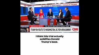 CNN: THE MORE INDICTMENTS THE MORE LIKELY TRUMP IS TO BE NOMINEE AND RE-ELECTED.😂