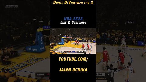 White Chocolate Melts Opposition #2023 #nba #2k23 #donte divincenzo #jalen uchiha #shorts