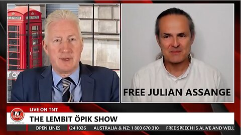 Free Julian Assange - Lembit Opik TNT Interview with Jason Liosatos