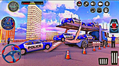 Police Cargo Transport Simulator 3D - Police Car Transporter Trailer Driver - Android GamePlay