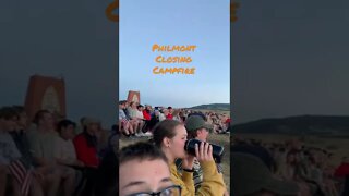 Philmont trek closing campfire