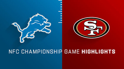 49ers vs. Lions Football Highlights 1/29/2024