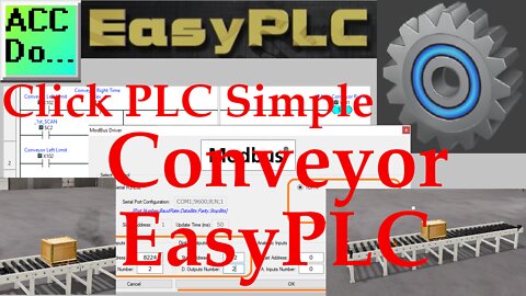 Click PLC Simple Conveyor EasyPLC