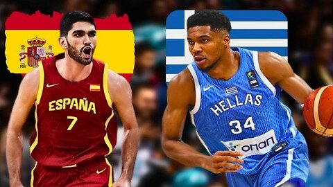 Live Olympic Basketball: Greece Vs Spain|| 2024 Paris Olympics