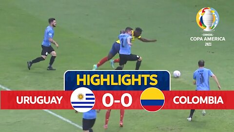 Uruguay 0-0 Colombia (2-4 On Penalties) | Quarterfinals |Highlights|Copa America 2021|4th July, 2021