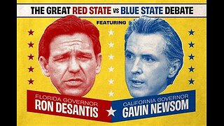 Ron DeSantis vs Gavin Newsom: No Commercials No Commentary