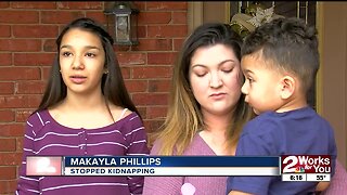12-year-old girl stops attempted kidnapping