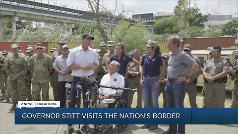 Governor Stitt visits the nation's border