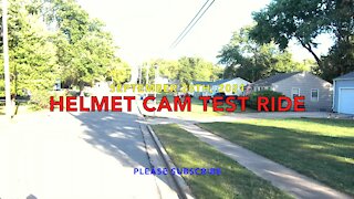 Helmet Cam Test Ride