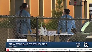 New COVID-19 testing site opens in Chula Vista