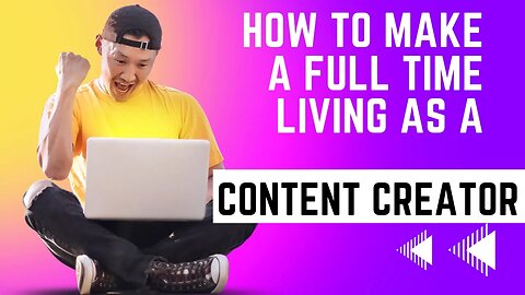 How To Make A Full Time Living As A Creator !!! Free Course Episode 1 #course #free #contentcreator