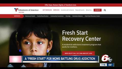 Fresh Start program helps moms battling drug addiction