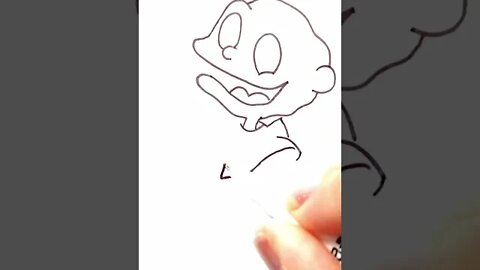 How to draw and paint Tommy Rugrats #shorts