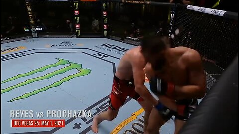 The brutal knockout in UFC .