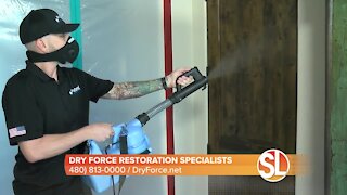 Dry Force Restoration Specialists can rid your home of viruses during this crucial time