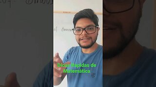 Dicas e resumos de Matemática #shorts #matemática #concurso #raciocíniologico #viral