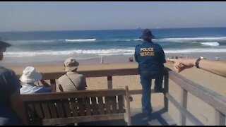 SOUTH AFRICA - Durban - Tourist drowns at beach (Videos) (rpq)