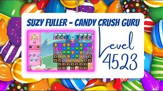 Candy Crush Level 4523 Talkthrough, 12 Moves 0 Bosoters