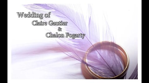 Wedding of Claire Gautier & Chalon Fogarty