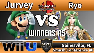 Juvey (Luigi) vs. MVG|Ryo (Ike & Palutena) - SSB4 Winners R5 - Smash Conference 40