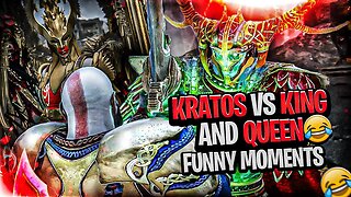 KRATOS VS THE KING AND THE QUEEN FUNNY MOMENTS !