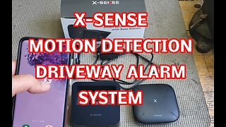 X-Sense Driveway Alarm System with SBS50 Base Station