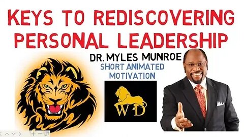 IF ONLY YOU KNEW THIS ----- 3rd World People by Dr Myles Munroe (Must Watch)